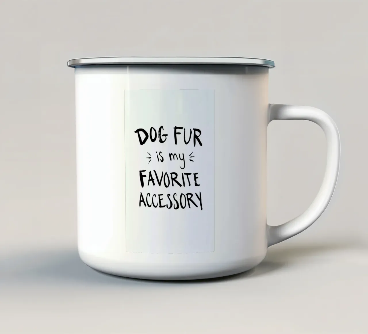 Dog Fur tazza in smalto da Dead Language