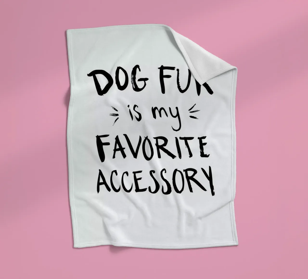 Dog Fur fleece blanket by Dead Language
