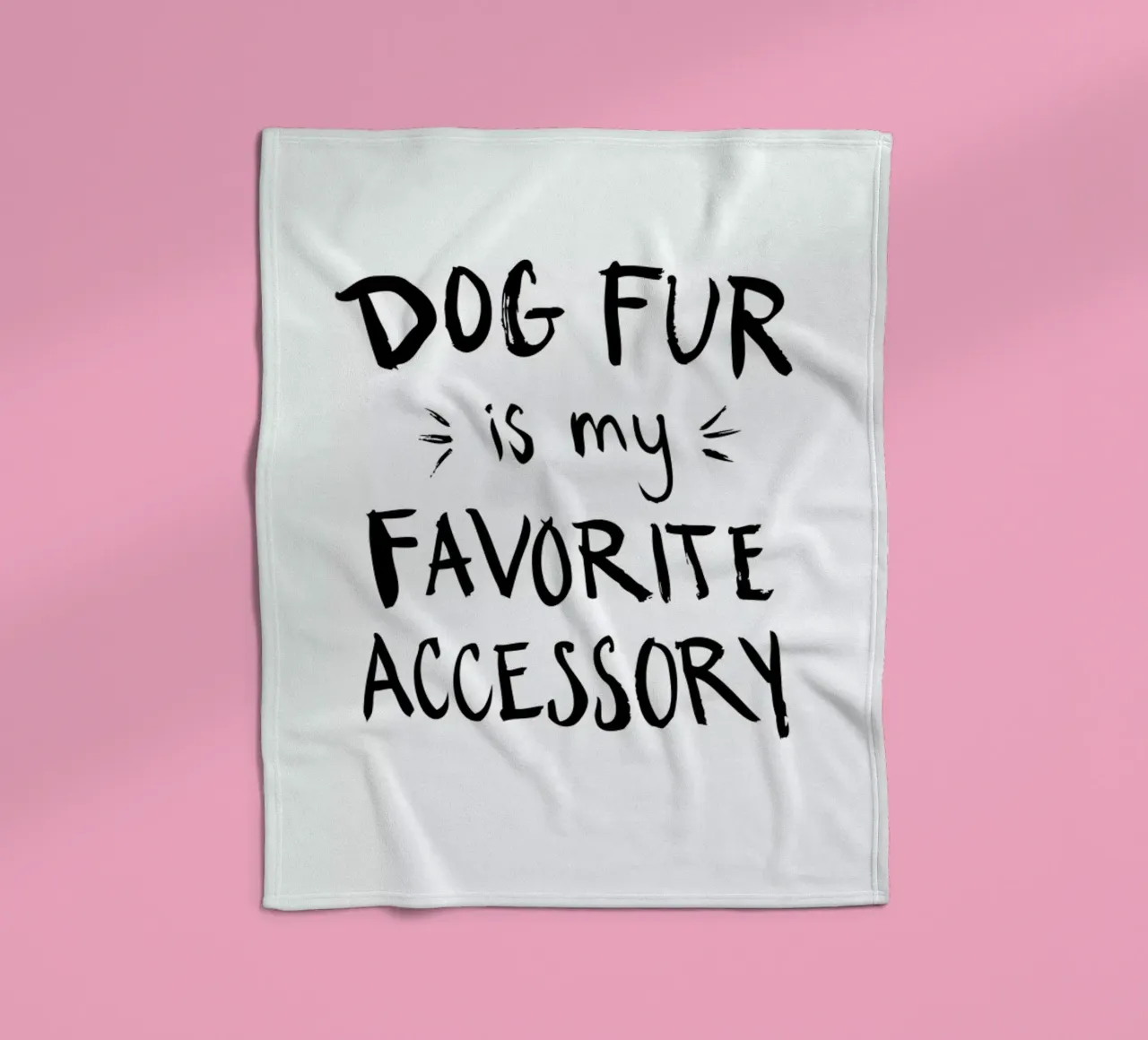 Dog Fur fleece blanket by Dead Language