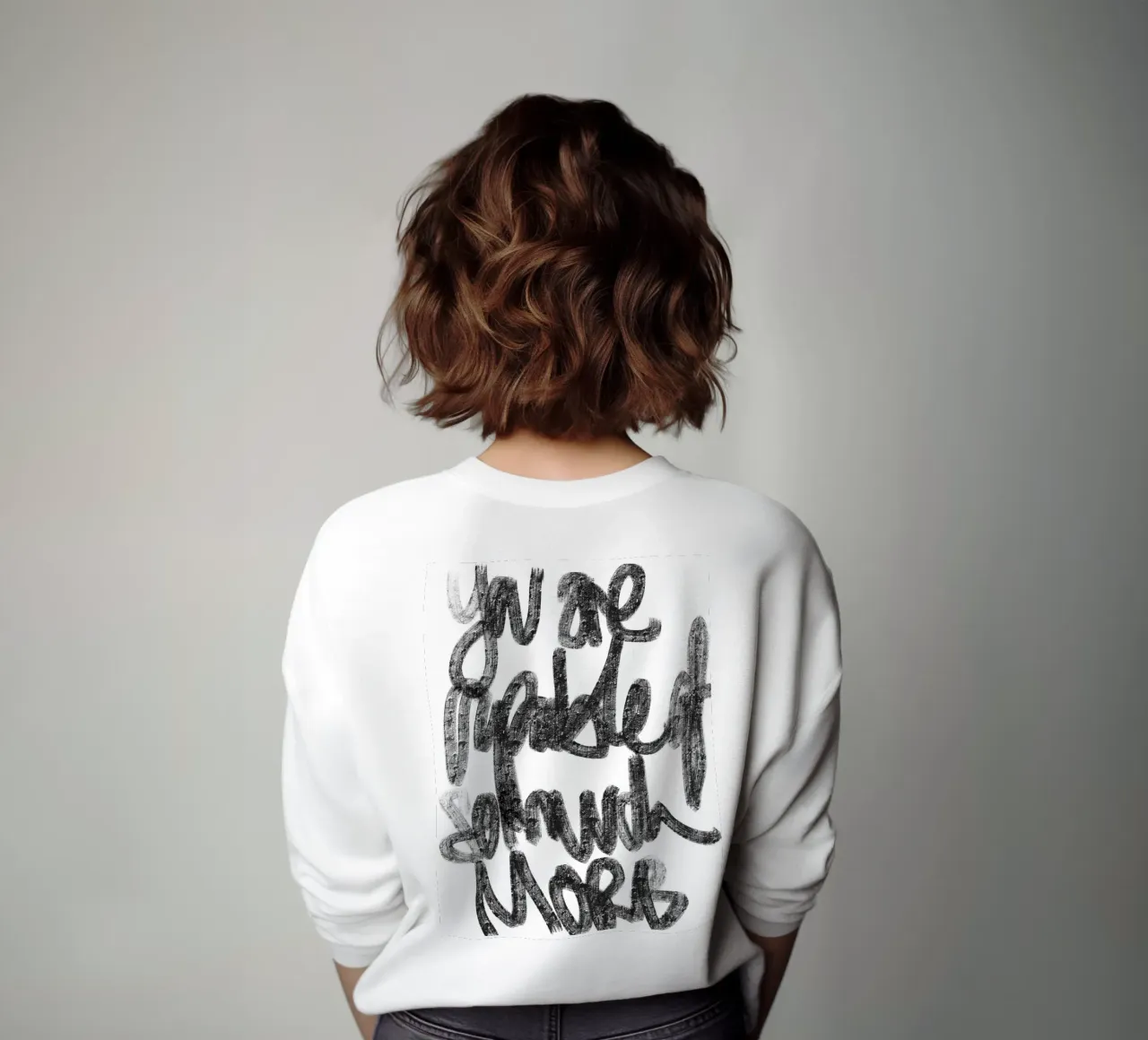 Je bent tot veel meer in staat sweatshirt van Studio B