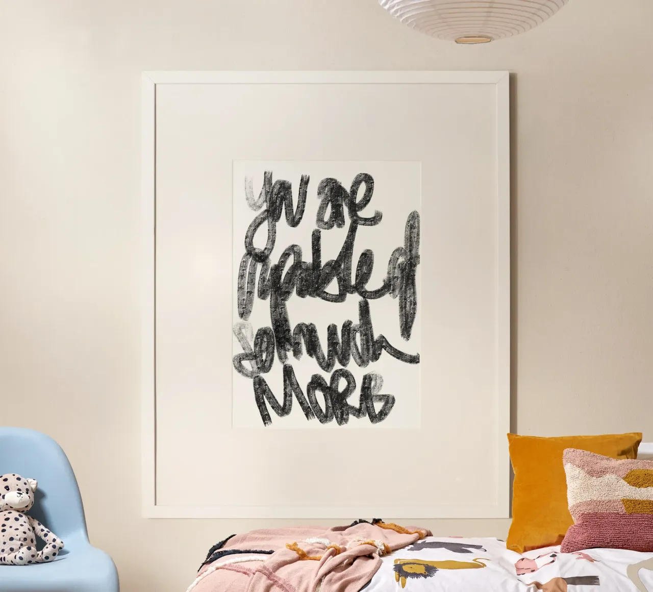 Siete in grado di fare molto di più poster con telaio in legno da Studio B