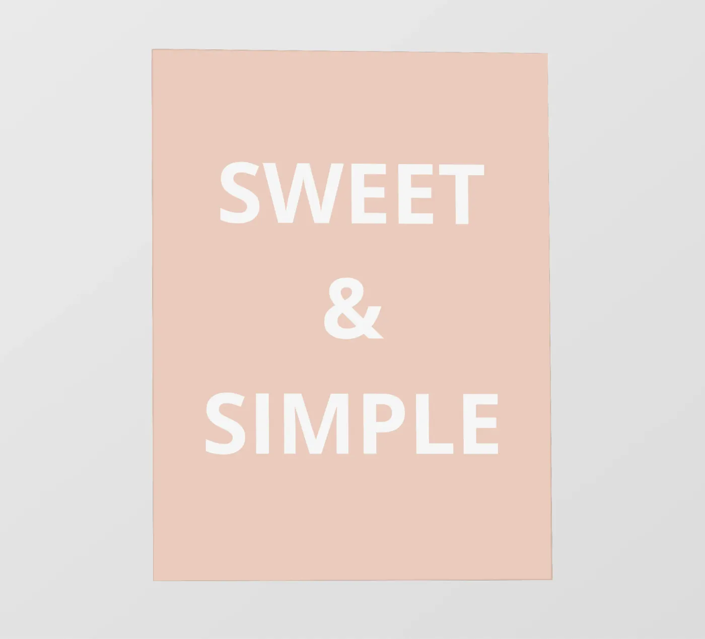 DOLCE E SEMPLICE pellicola backlit da Simple