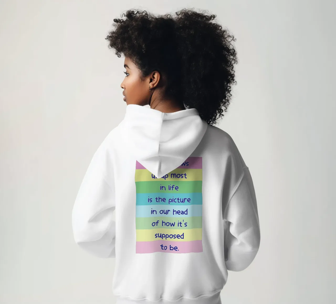 cosa ci frega di più nella vita felpa con cappuccio da bougenfille