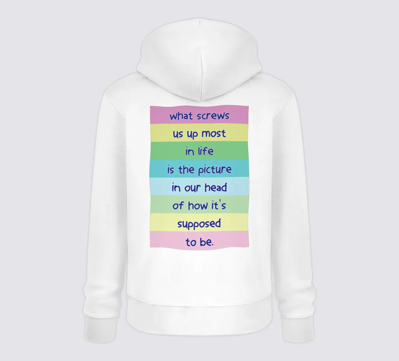 cosa ci frega di più nella vita felpa con cappuccio da bougenfille