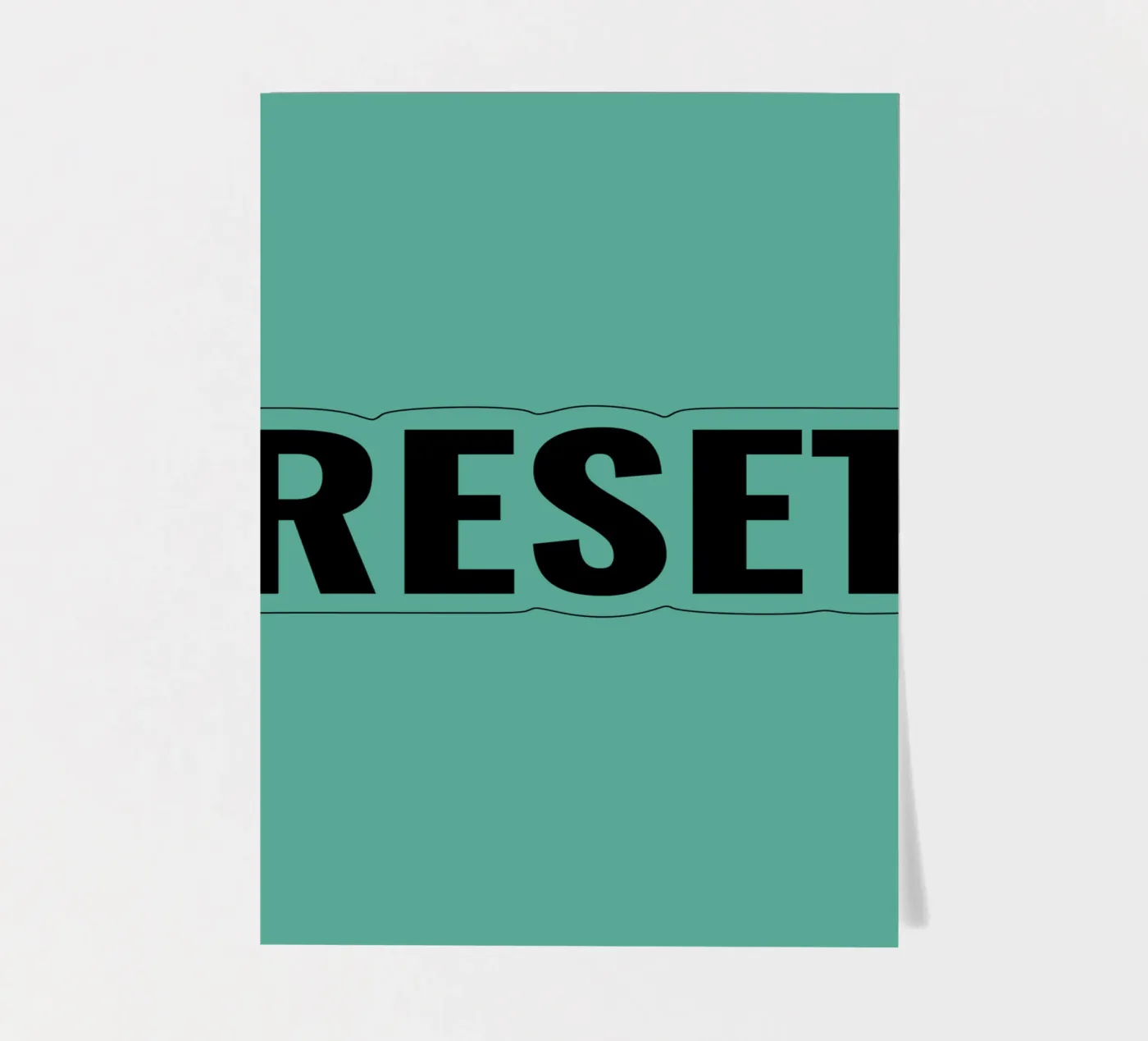 RESET Stickerbogen von Simple