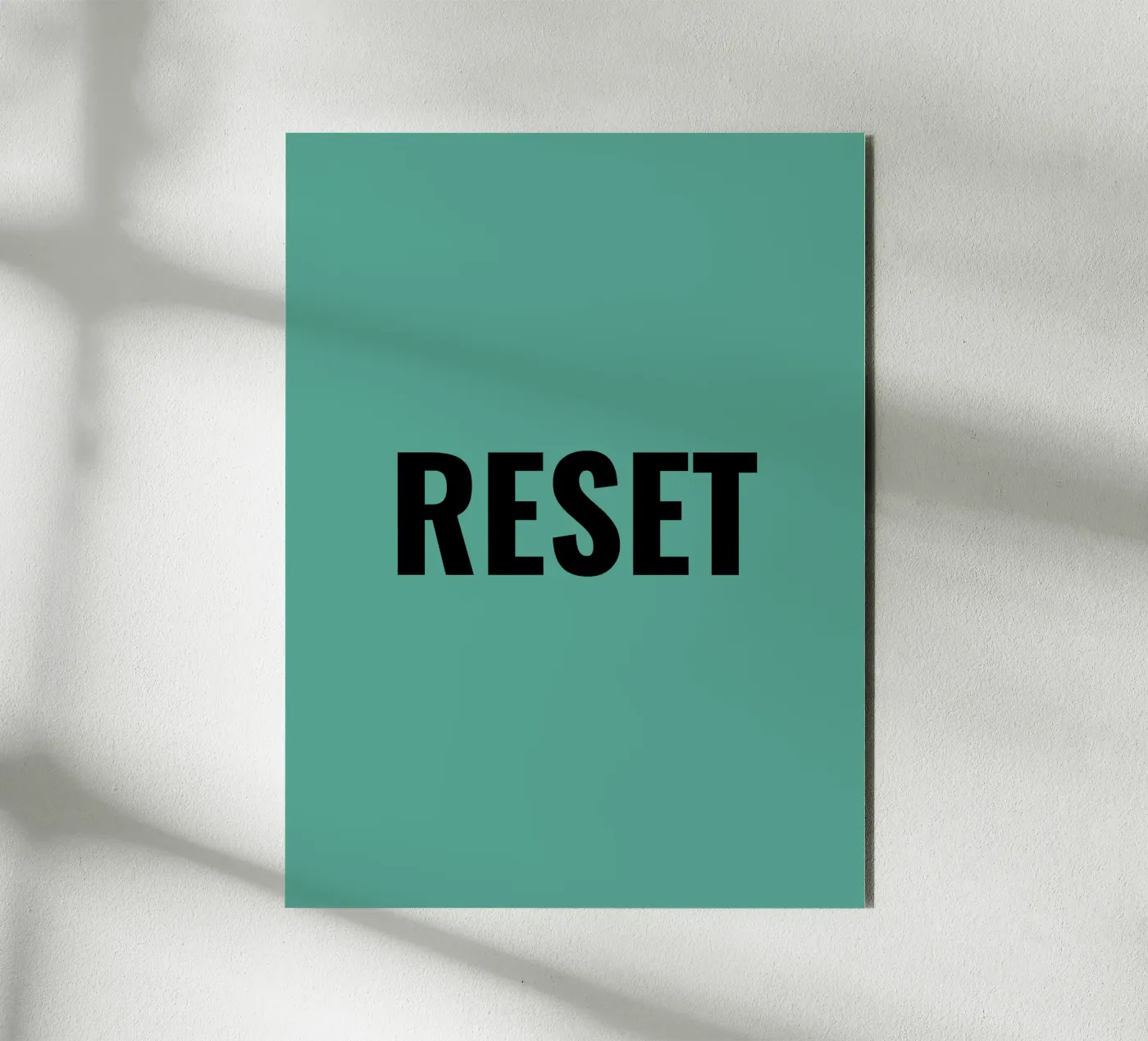 RESET panneau forex de Simple