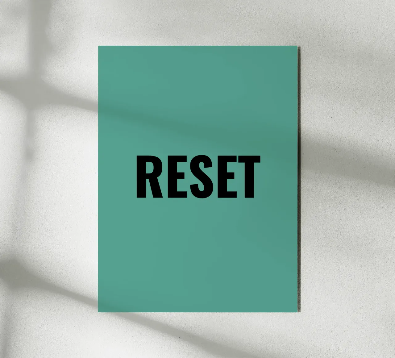 RESET forex plate by Simple