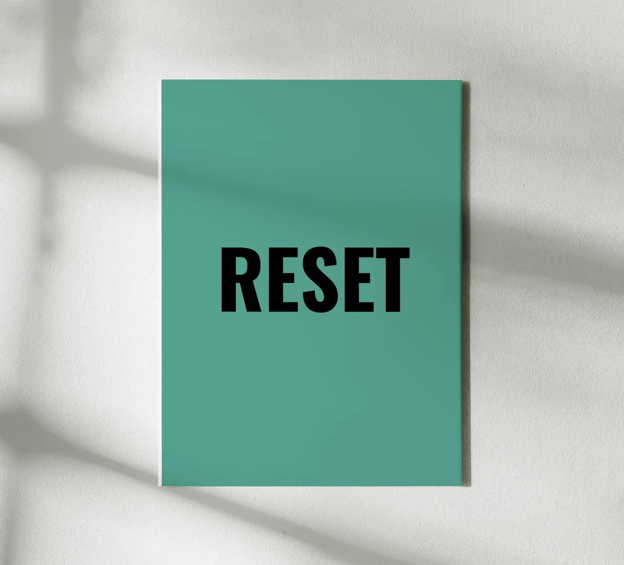 RESET canvas van Simple