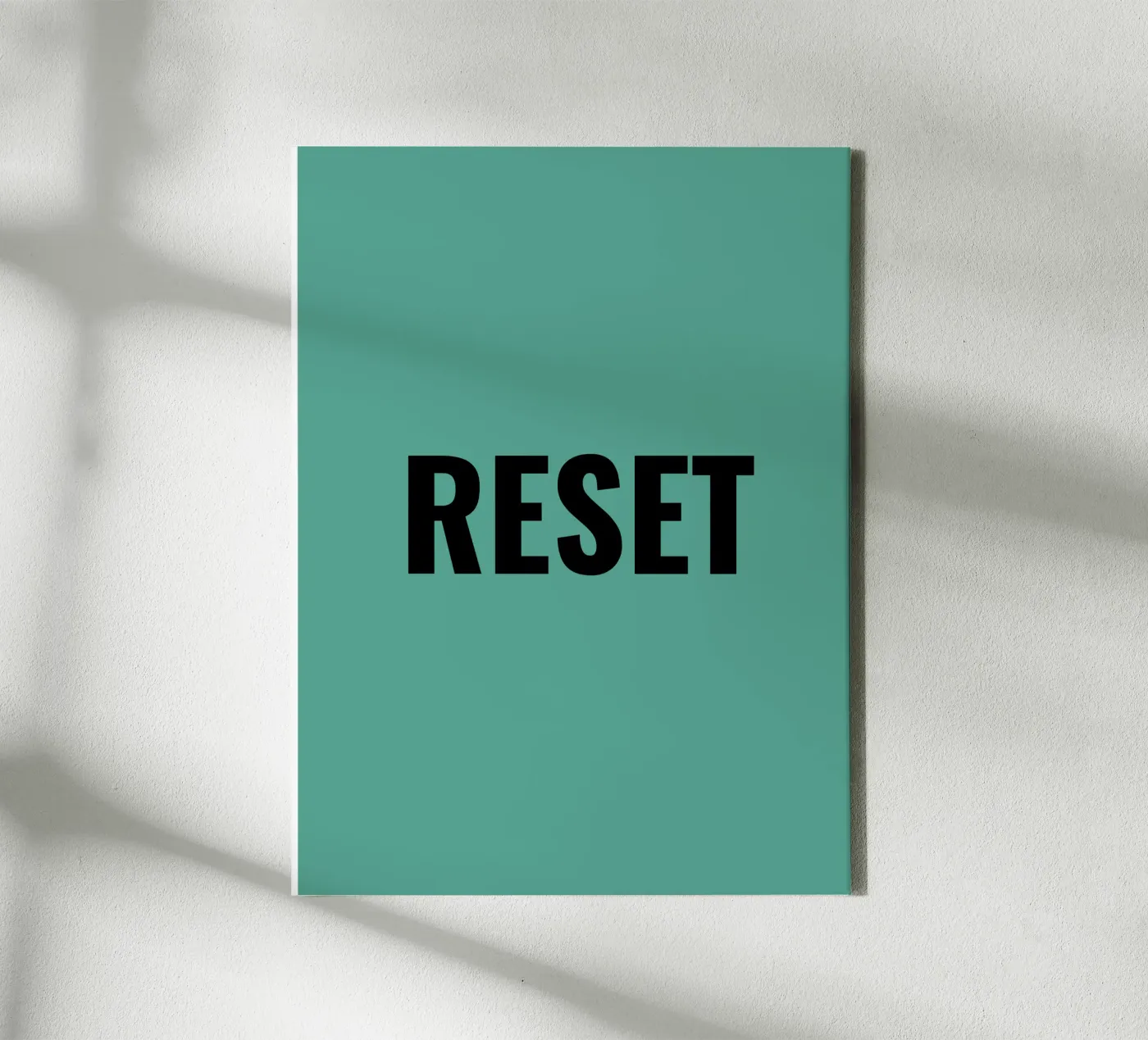 RESET canvas van Simple