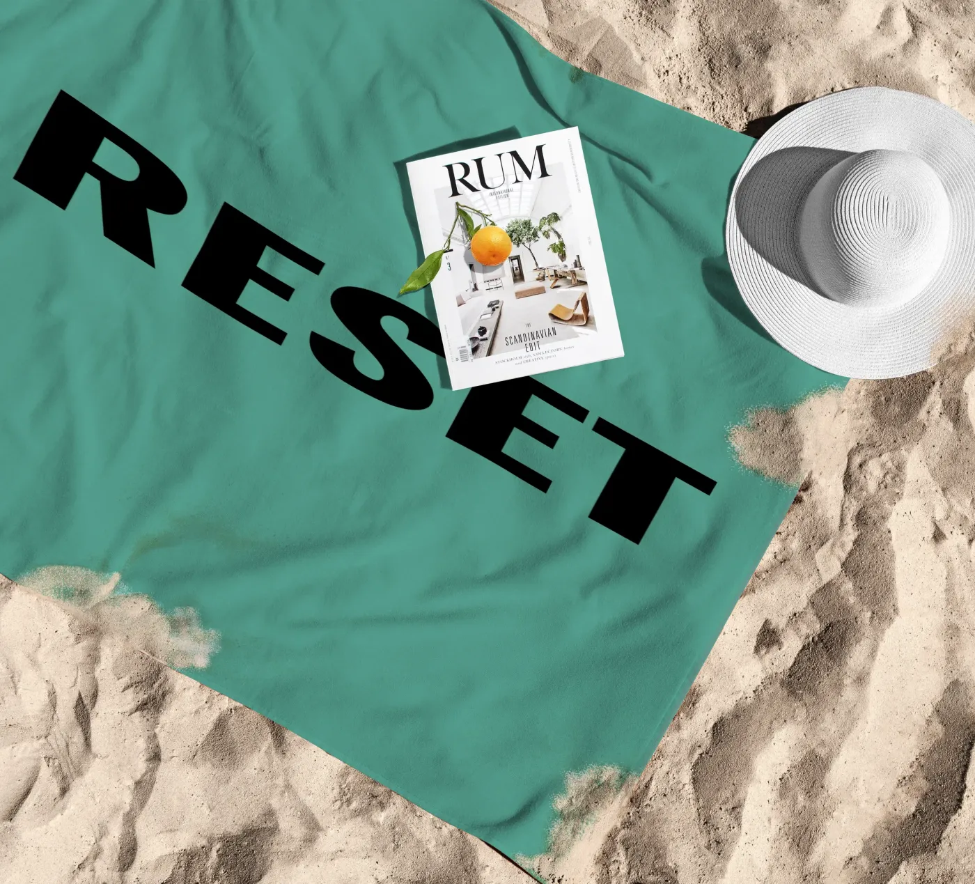 RESET Strandtuch von Simple