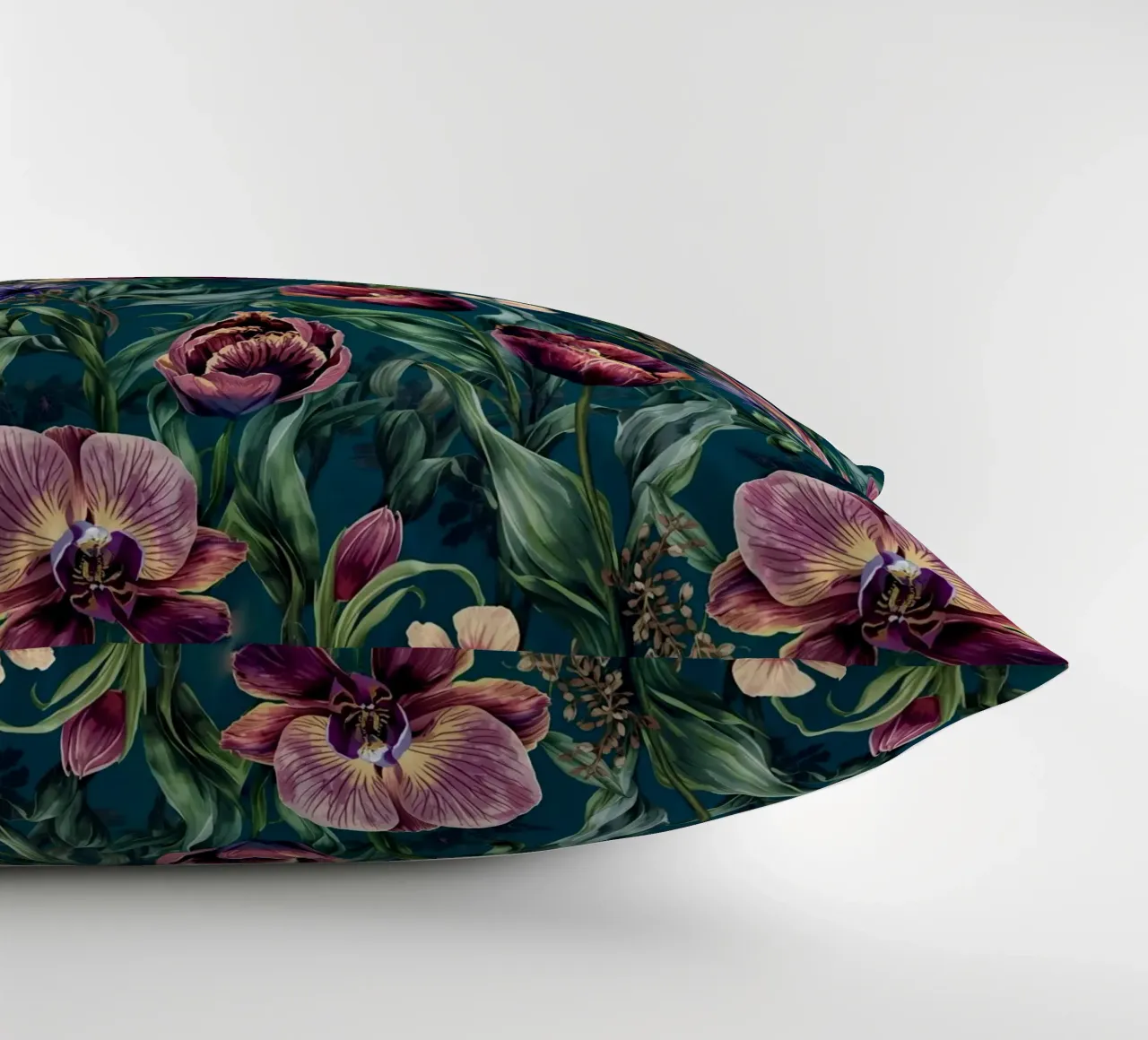 Dark Moody Floral Pattern cuscino da AzStore11