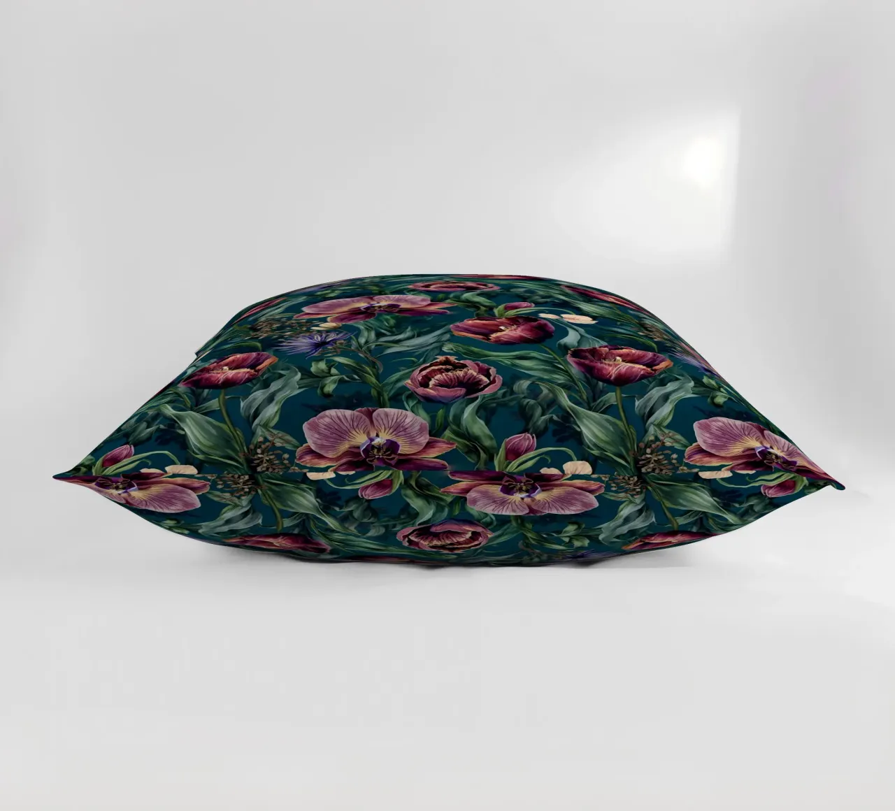 Dark Moody Floral Pattern cuscino da AzStore11