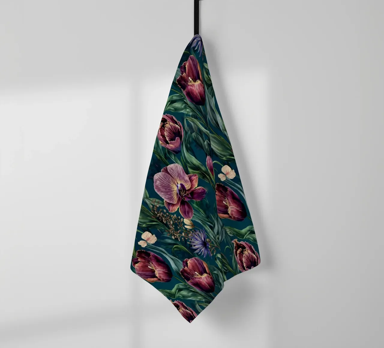 Dark Moody Floral Pattern canovaccio da cucina da AzStore11