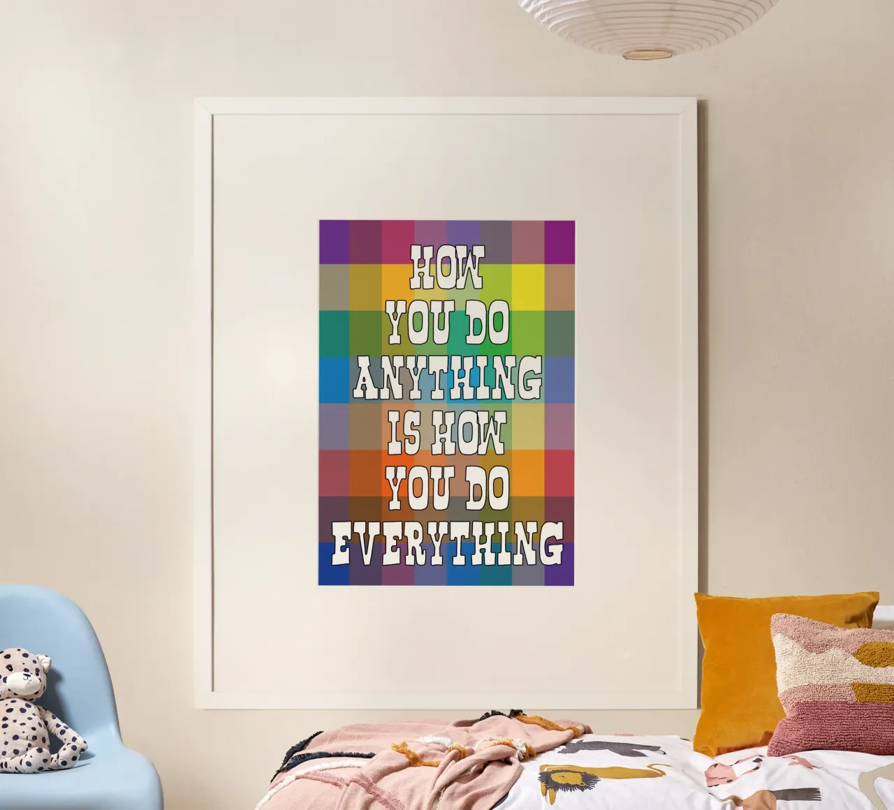 Il modo in cui si fa qualsiasi cosa è il modo in cui si fa tutto carta hahnemühle da bougenfille