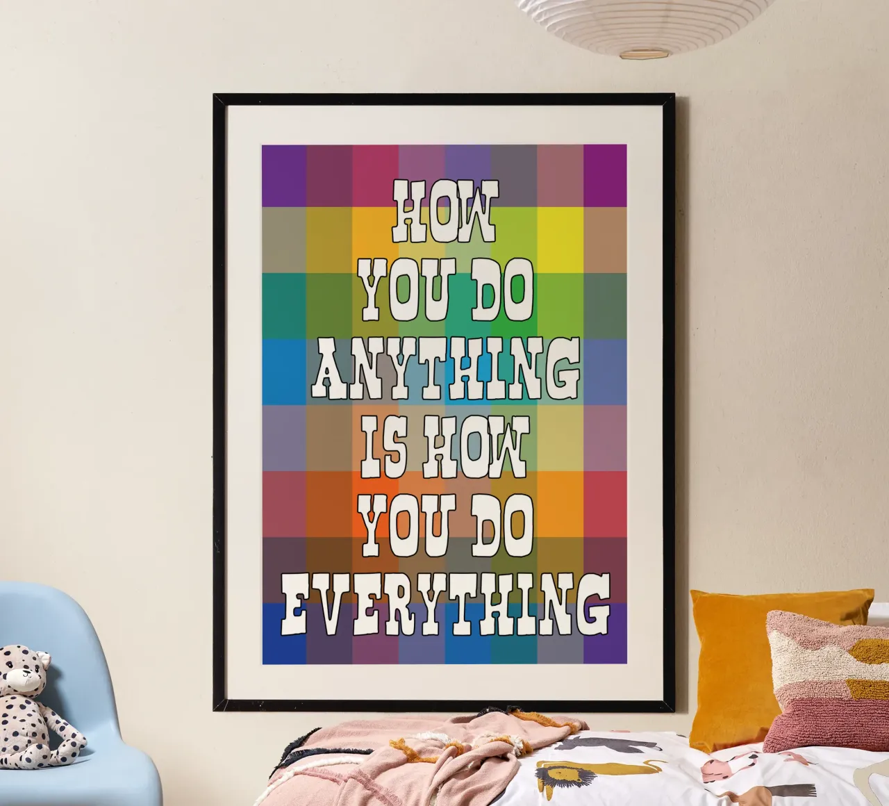 Il modo in cui si fa qualsiasi cosa è il modo in cui si fa tutto carta hahnemühle da bougenfille