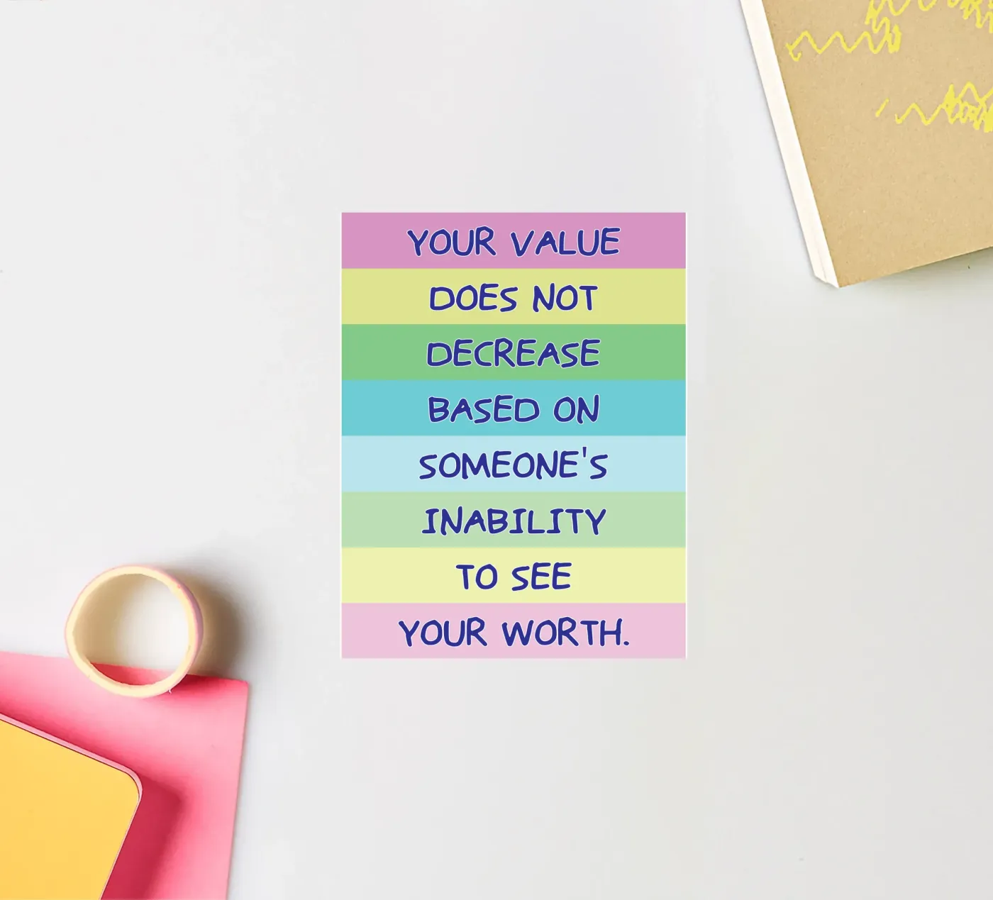 your value does not decrease sticker van bougenfille
