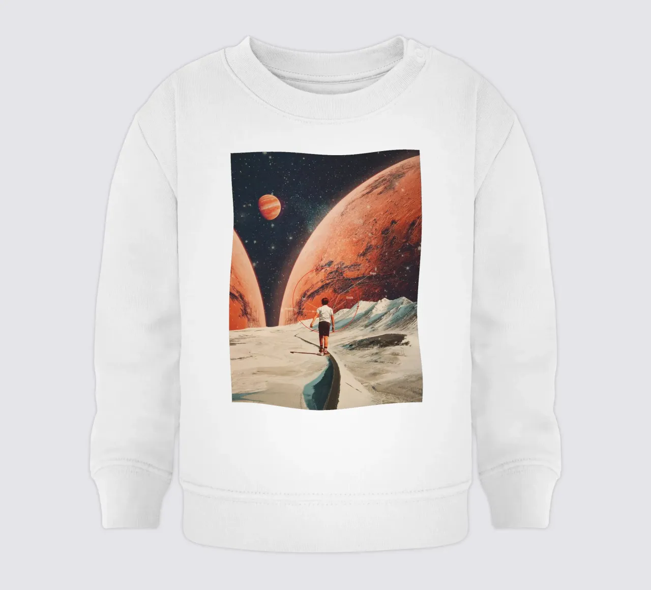 Don't Forget your Path felpa neonato da Frank Moth