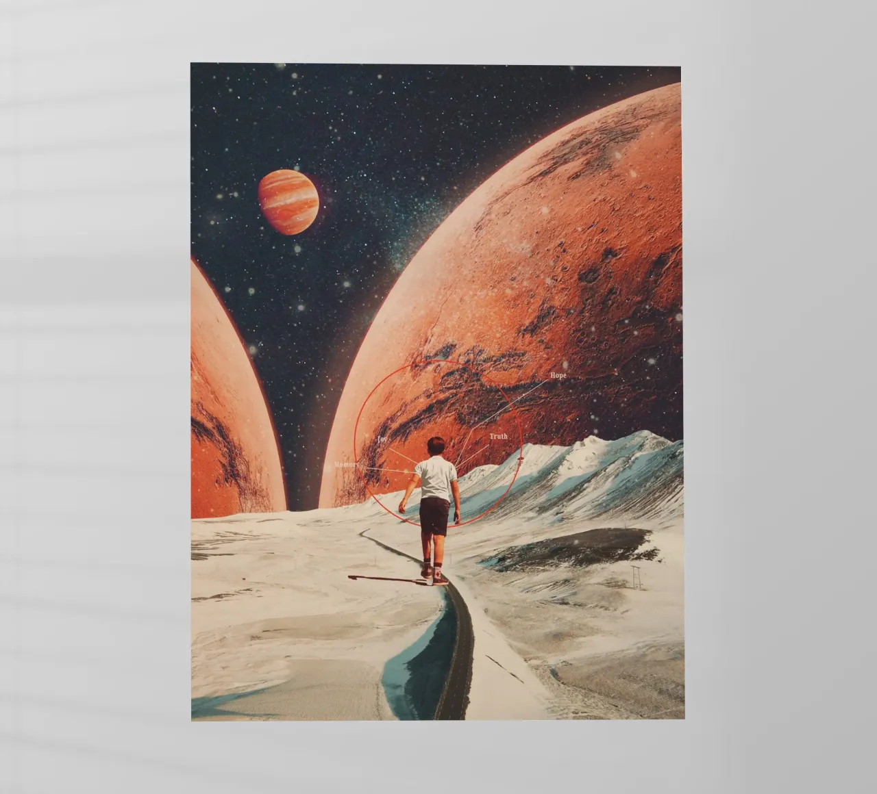 Don't Forget your Path pellicola backlit da Frank Moth