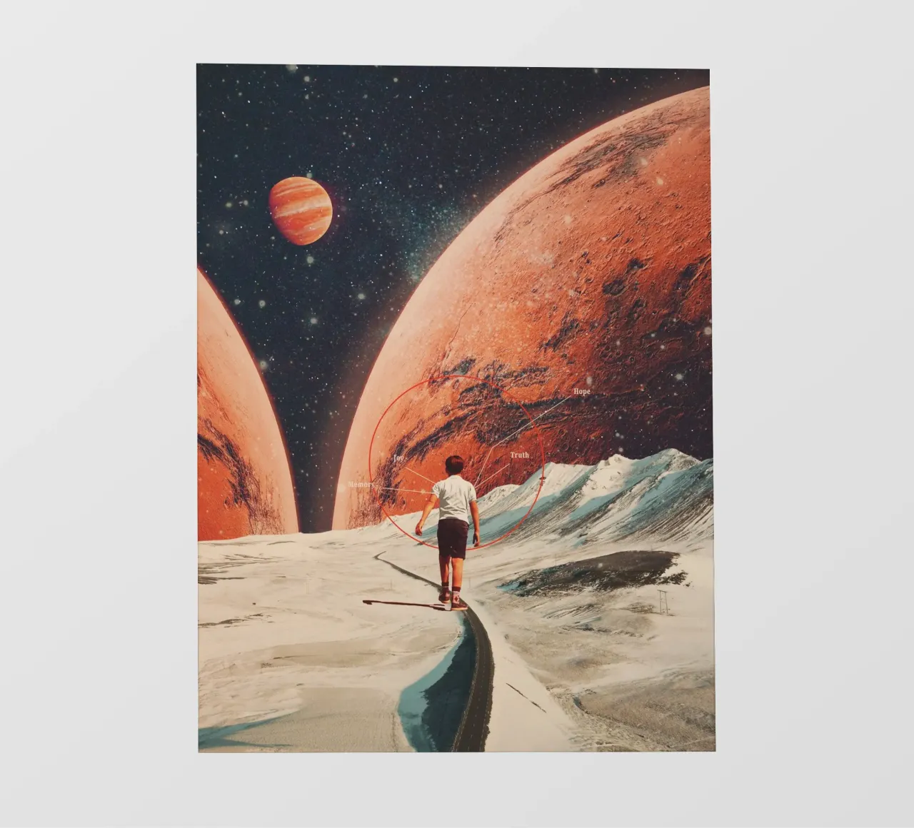 Don't Forget your Path pellicola backlit da Frank Moth