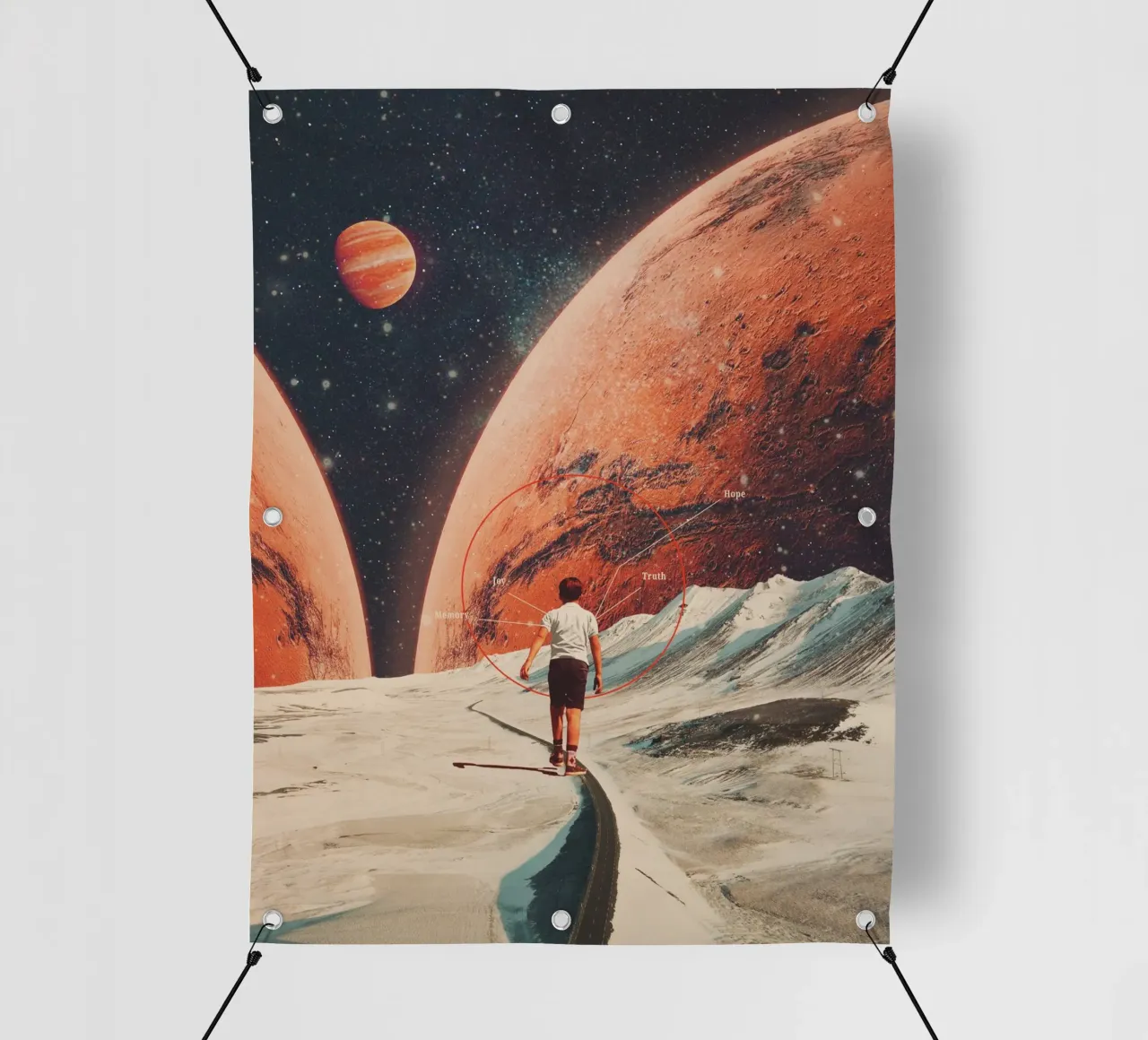 Don't Forget your Path telo in pvc da Frank Moth