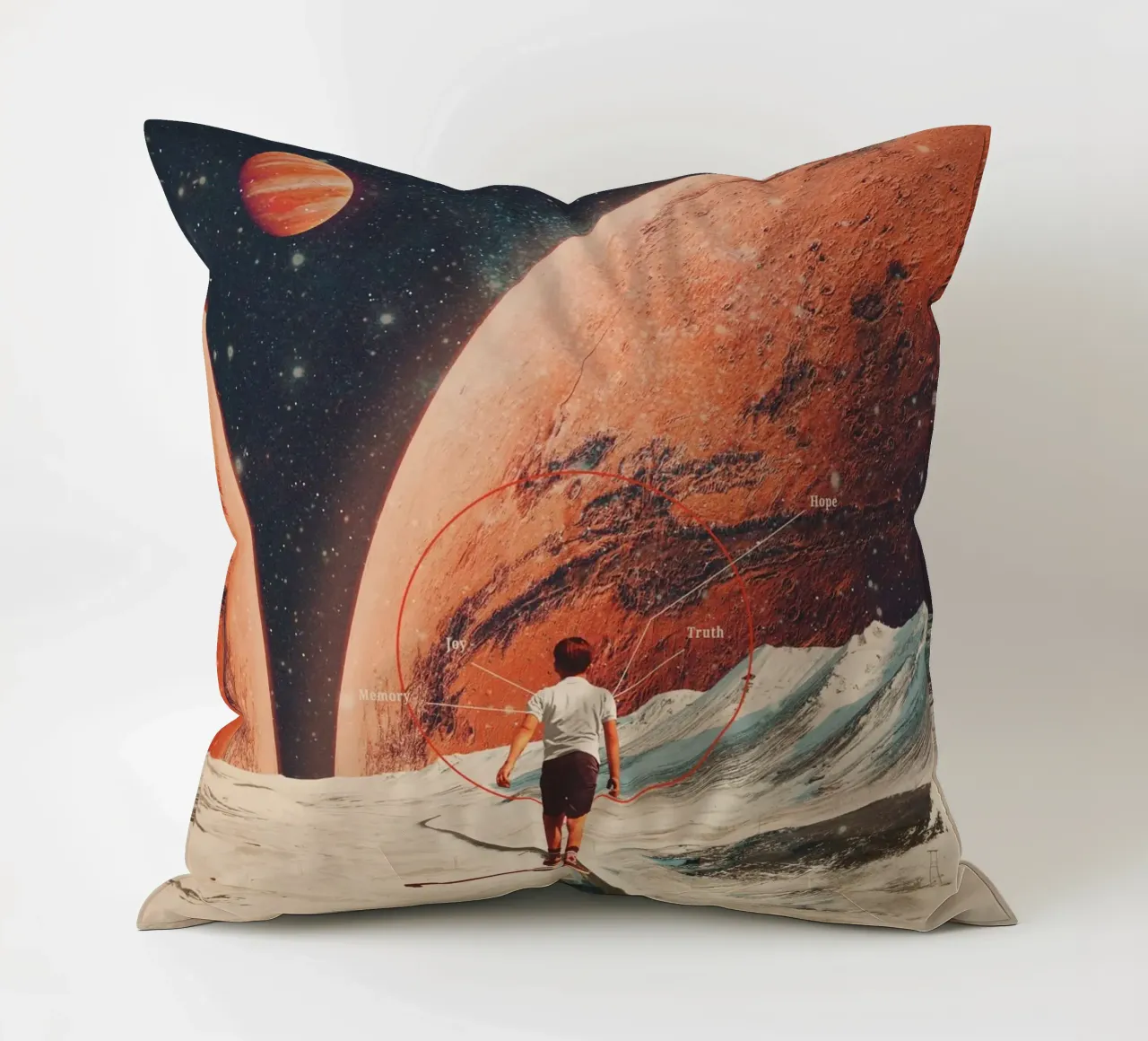 Don't Forget your Path cuscino da Frank Moth