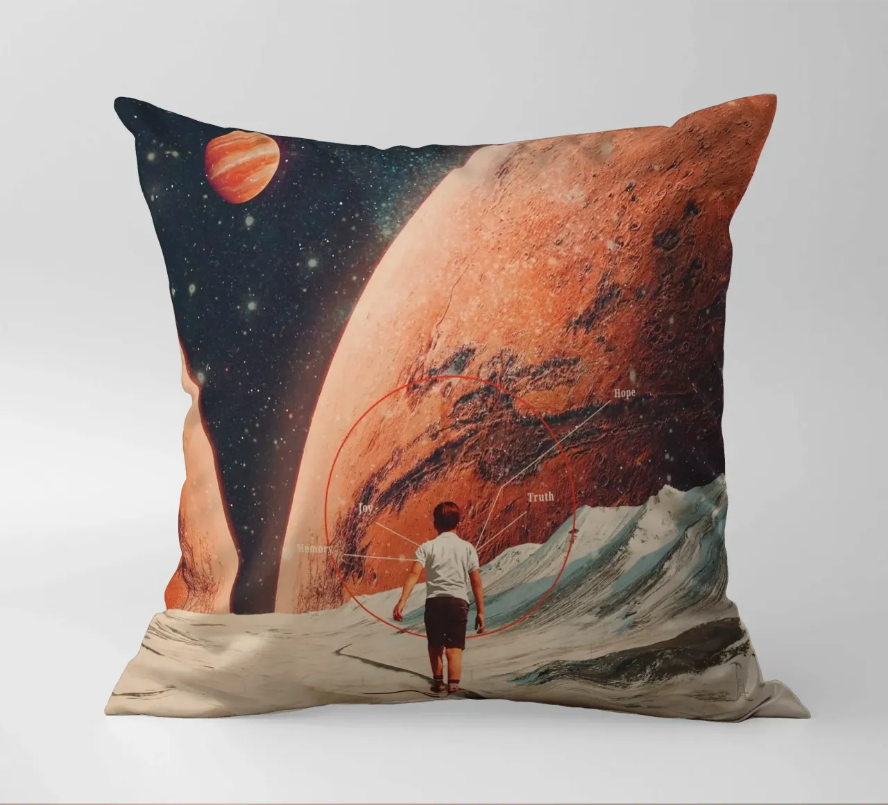 Don't Forget your Path cuscino da Frank Moth