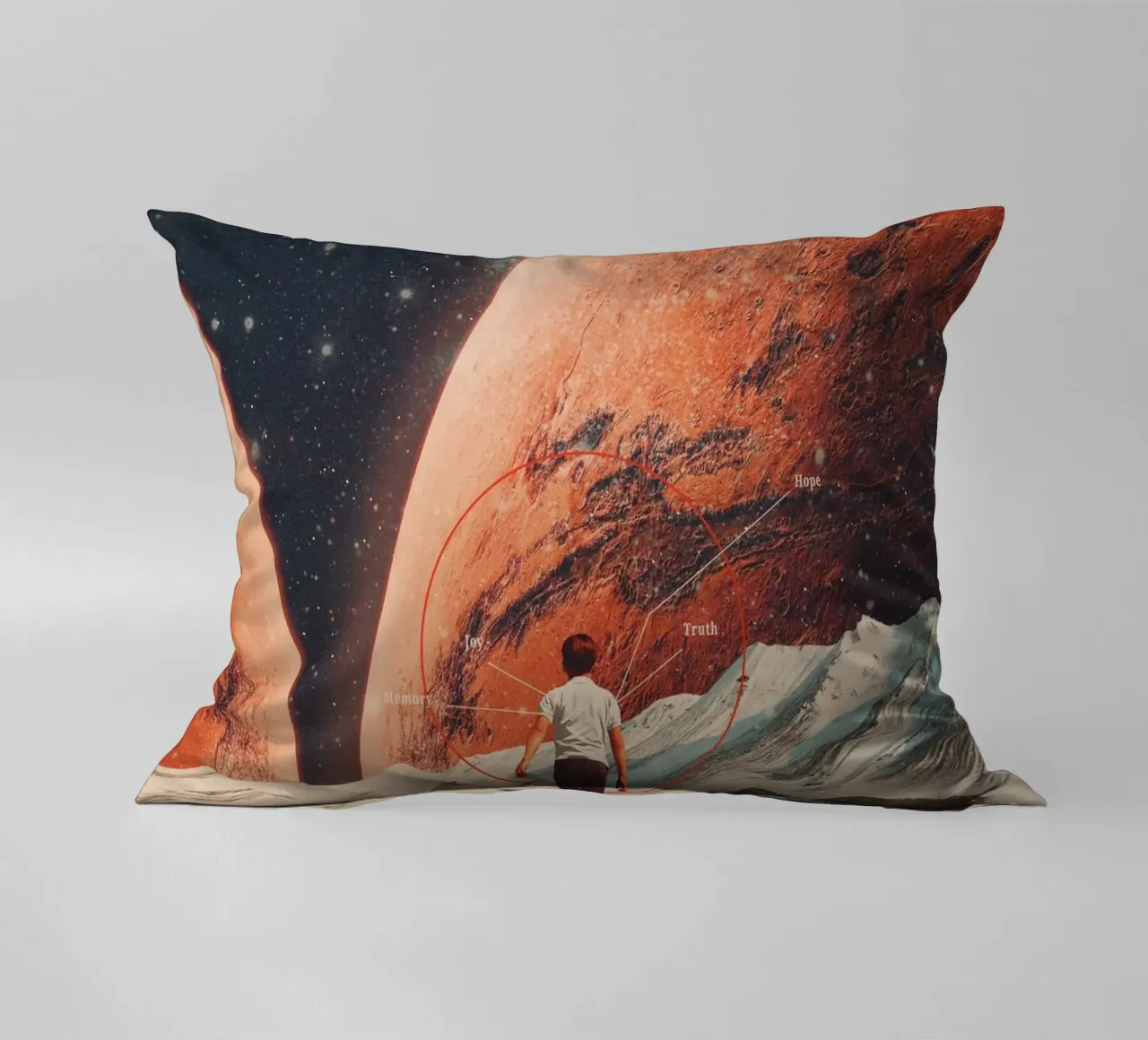 Don't Forget your Path cuscino da Frank Moth