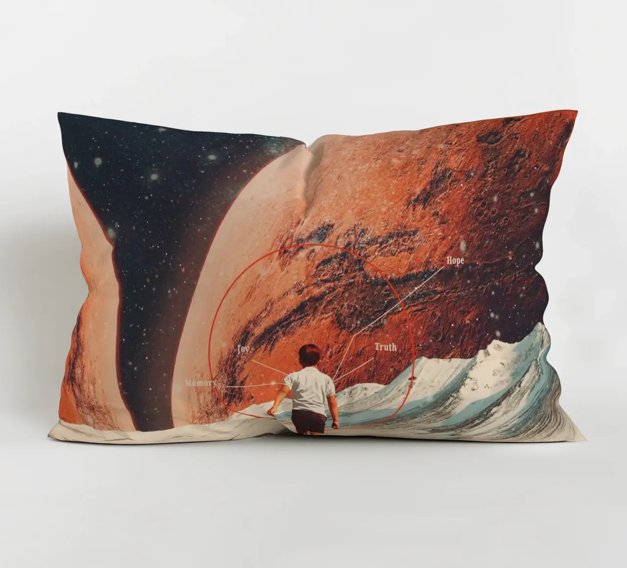 Don't Forget your Path cuscino da Frank Moth