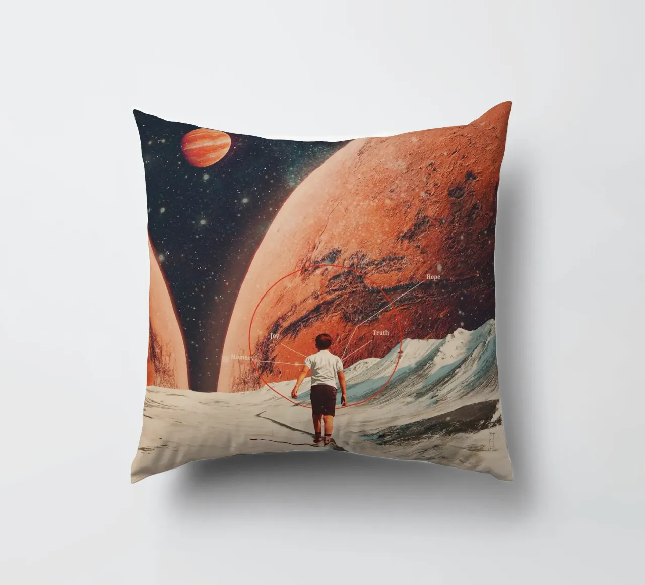 Don't Forget your Path cuscino da Frank Moth