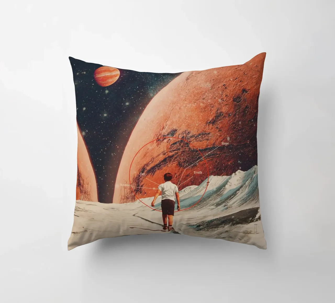 Don't Forget your Path cuscino da Frank Moth