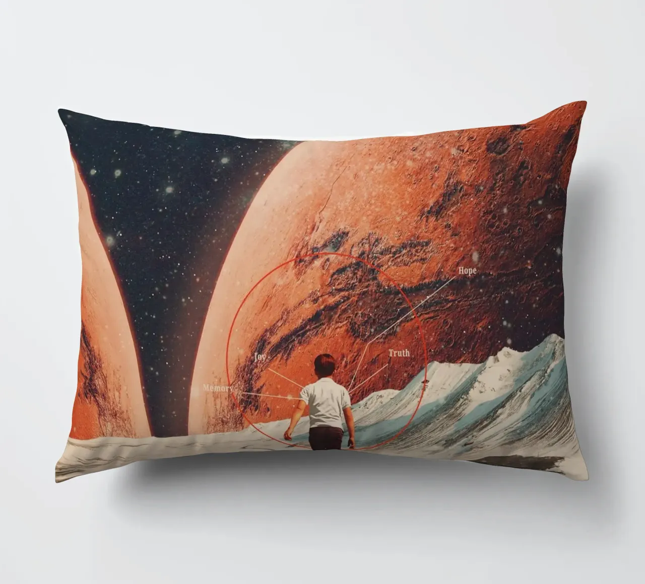 Don't Forget your Path cuscino da Frank Moth