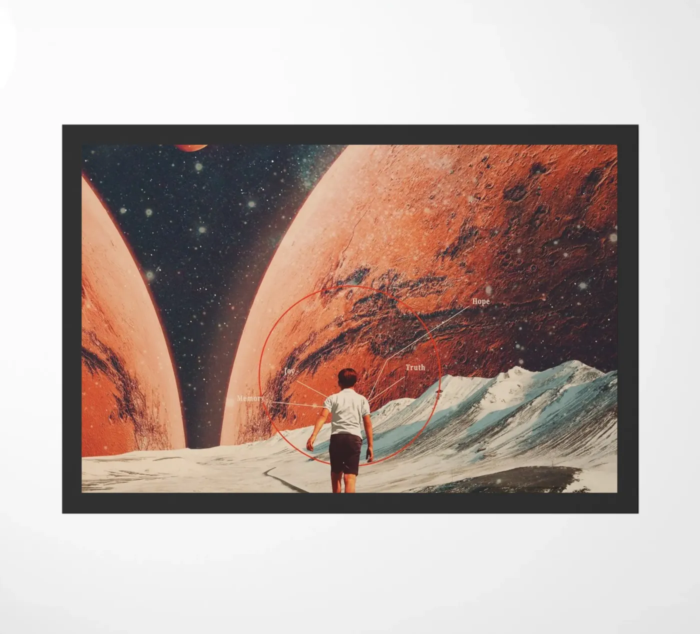 Don't Forget your Path deurmat van Frank Moth