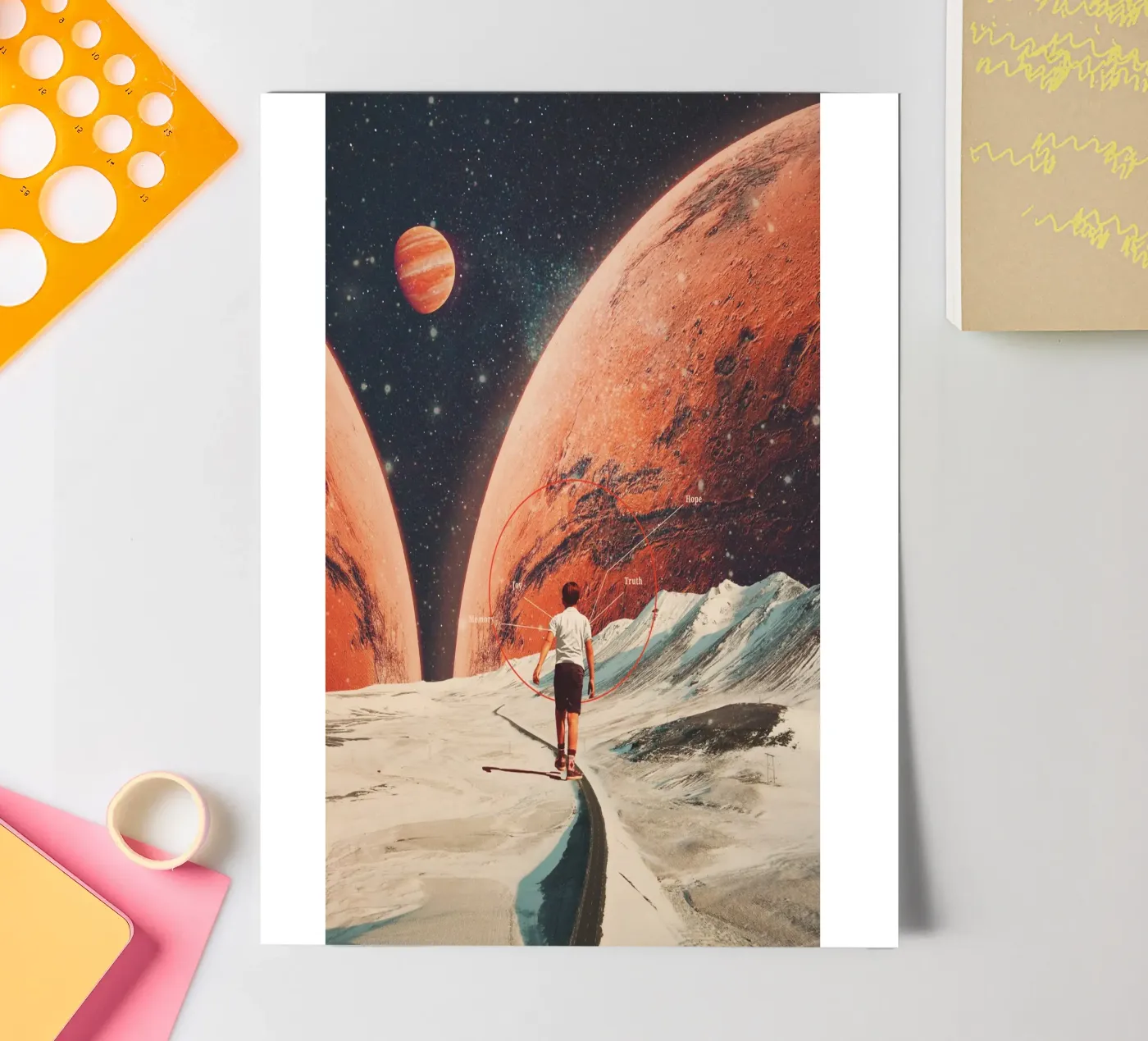 Don't Forget your Path sticker sheet by Frank Moth