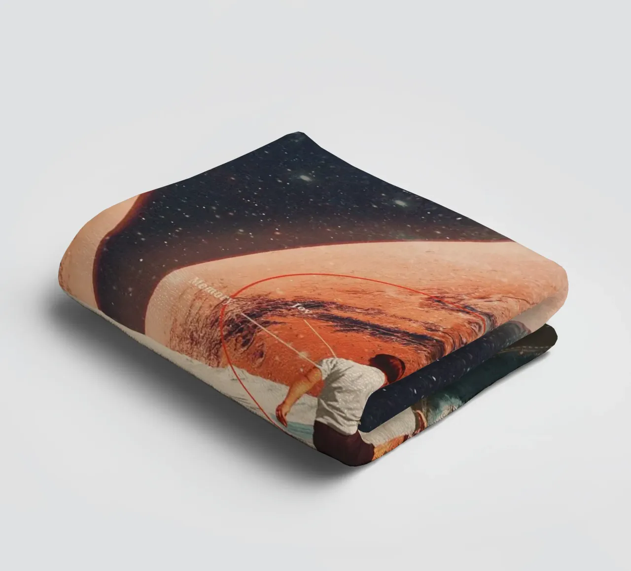 Don't Forget your Path towel by Frank Moth