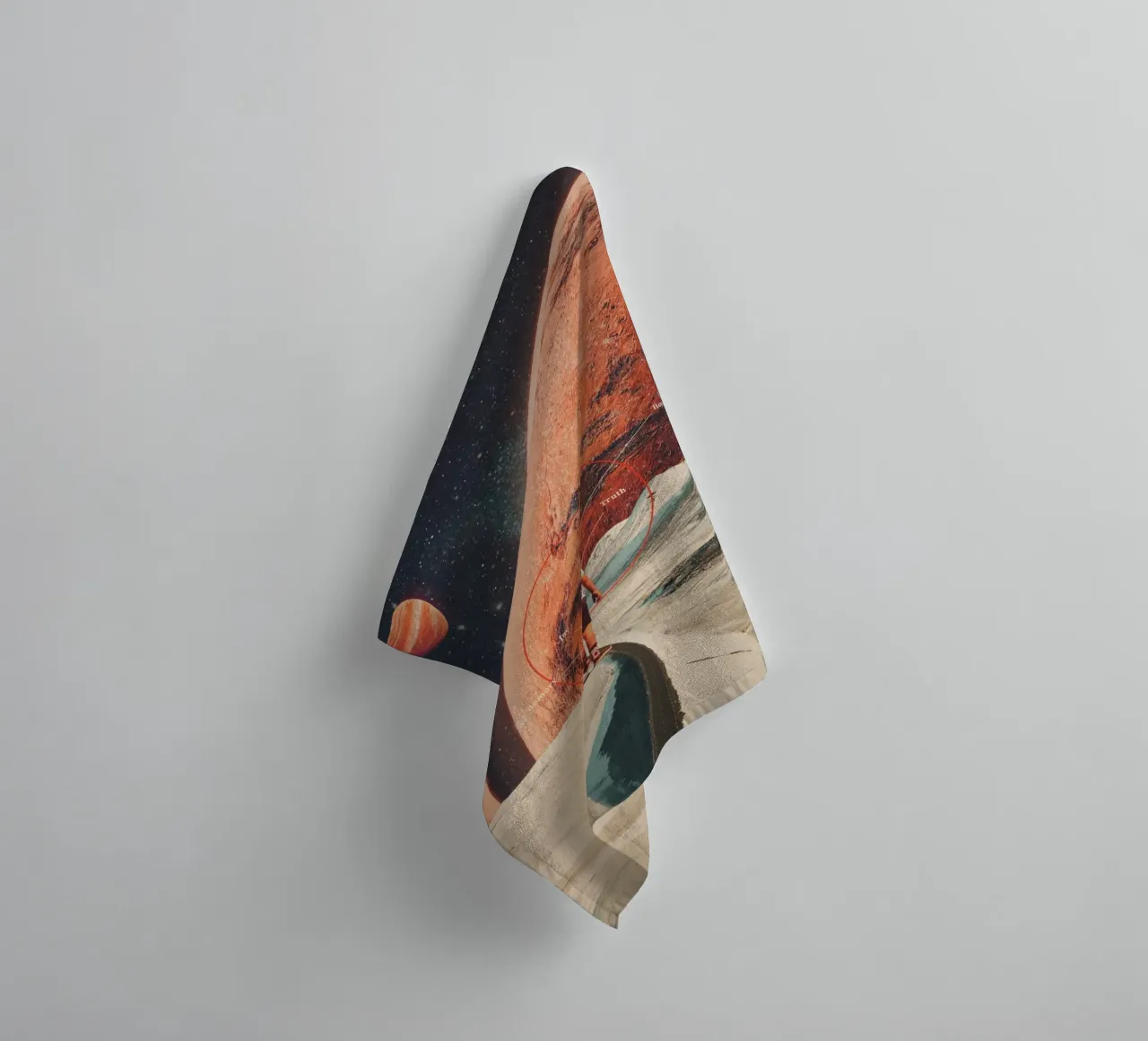 Don't Forget your Path towel by Frank Moth