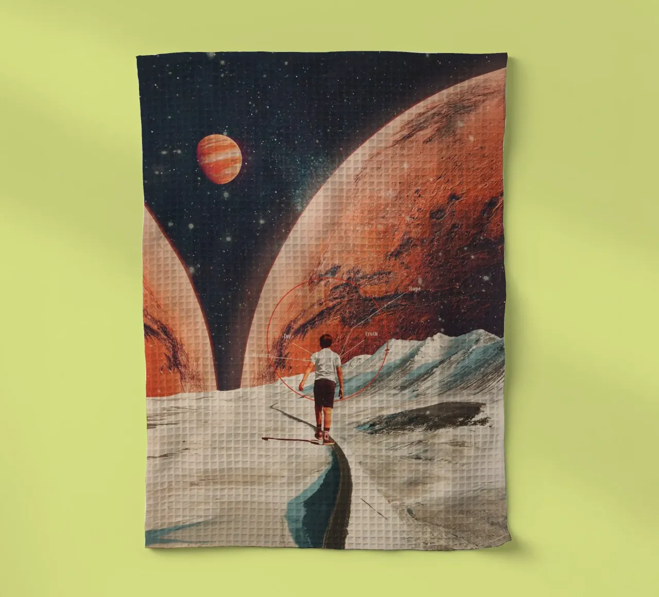 Don't Forget your Path canovaccio da cucina da Frank Moth