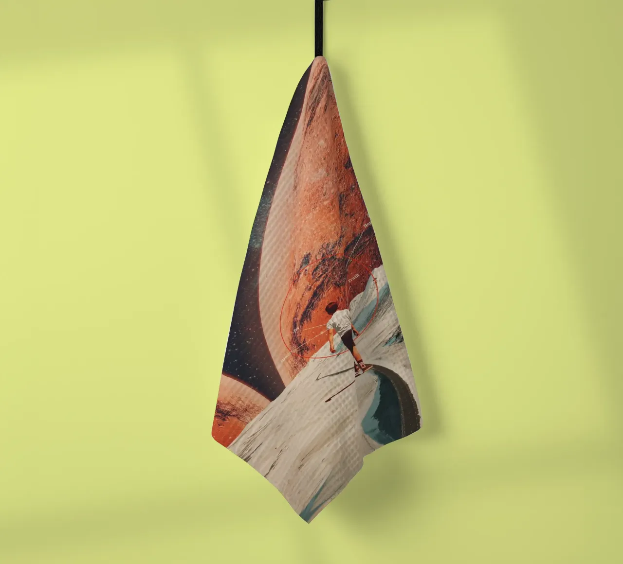 Don't Forget your Path canovaccio da cucina da Frank Moth