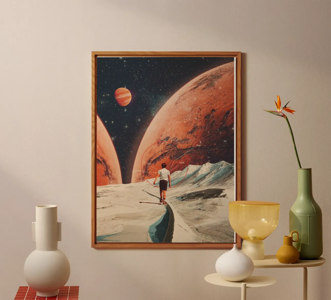 Don't Forget your Path alluminio dibond da Frank Moth