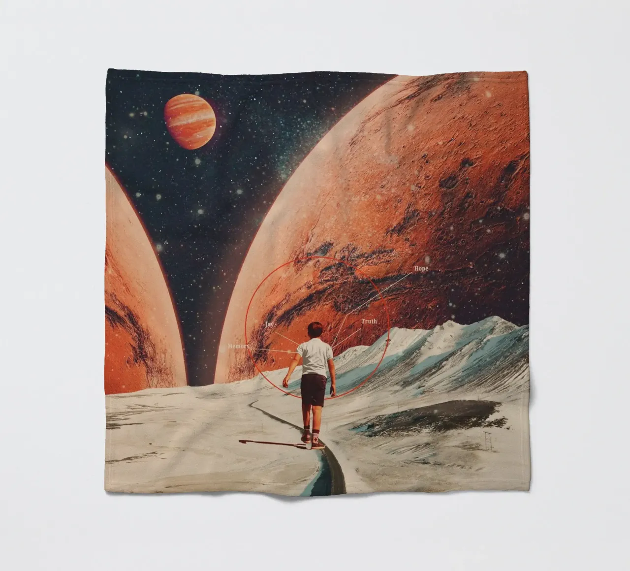 Don't Forget your Path coperta in pile da Frank Moth