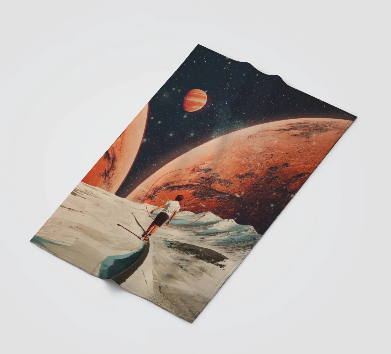 Don't Forget your Path coperta in pile da Frank Moth