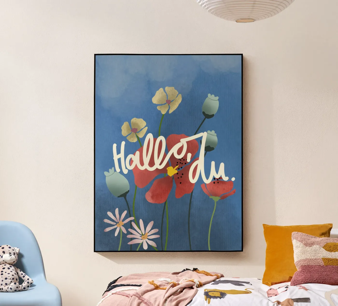 Hallo du acrylic glass by Annikamilla