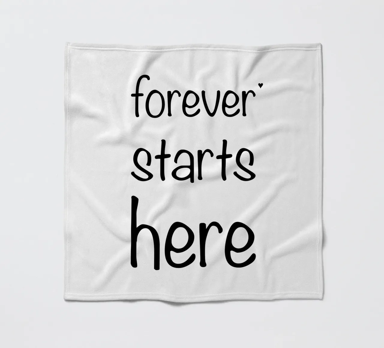 Forever starts here coperta in pile da typolover