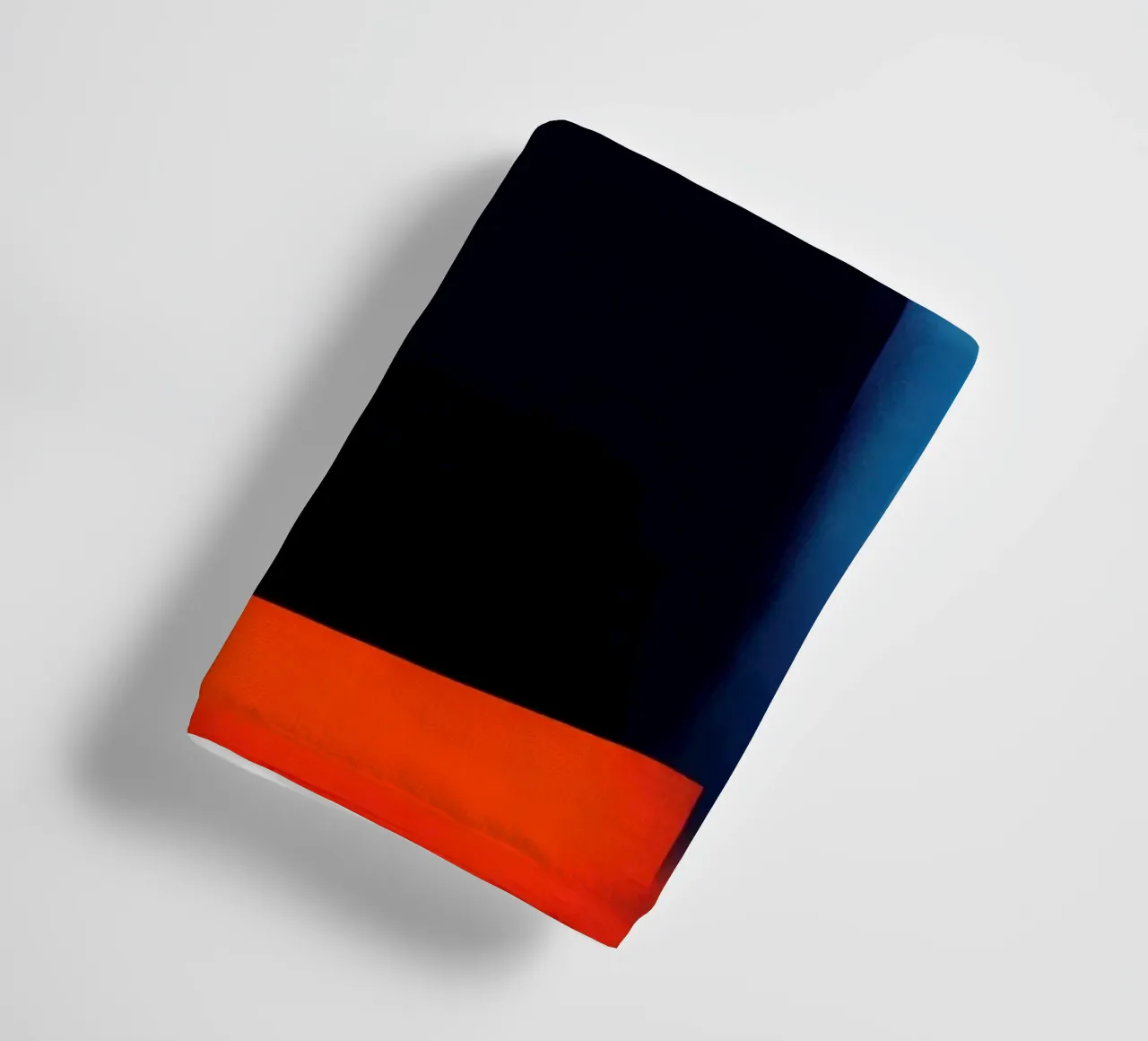 The Red Square | Abstract Canvas Painting towel by Autofocus