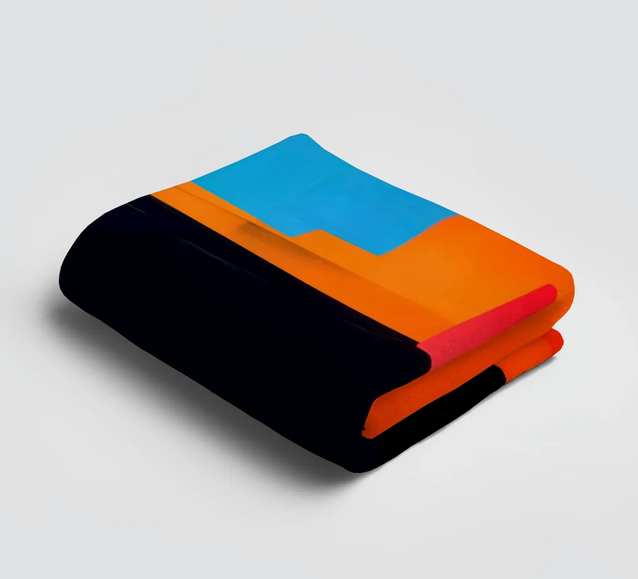 The Red Square | Abstract Canvas Painting towel by Autofocus