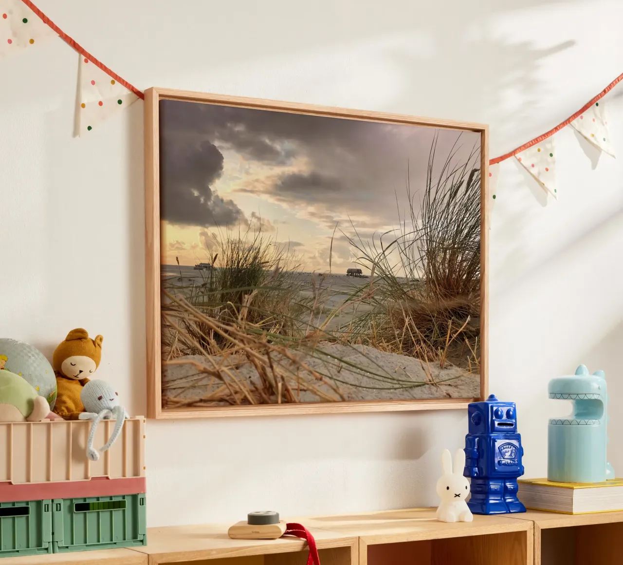 Tra il cielo e le dune tela da JUNIQERIN photography by Dorothea Baur