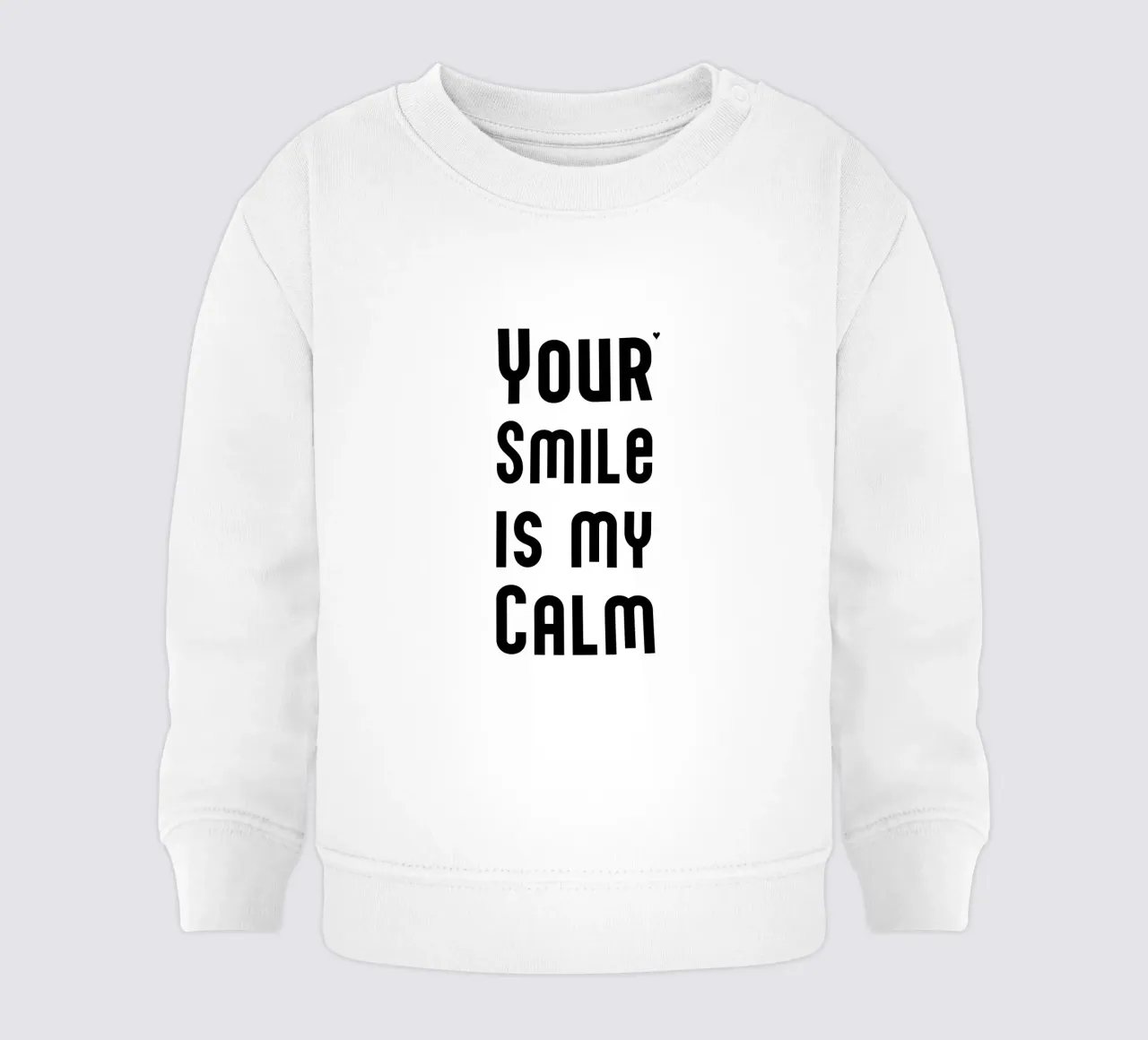 Your smile is my calm felpa neonato da typolover