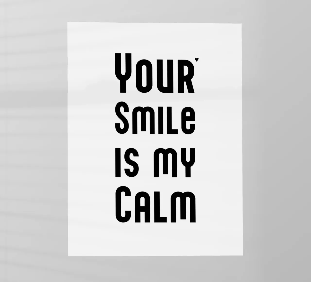 Your smile is my calm pellicola backlit da typolover