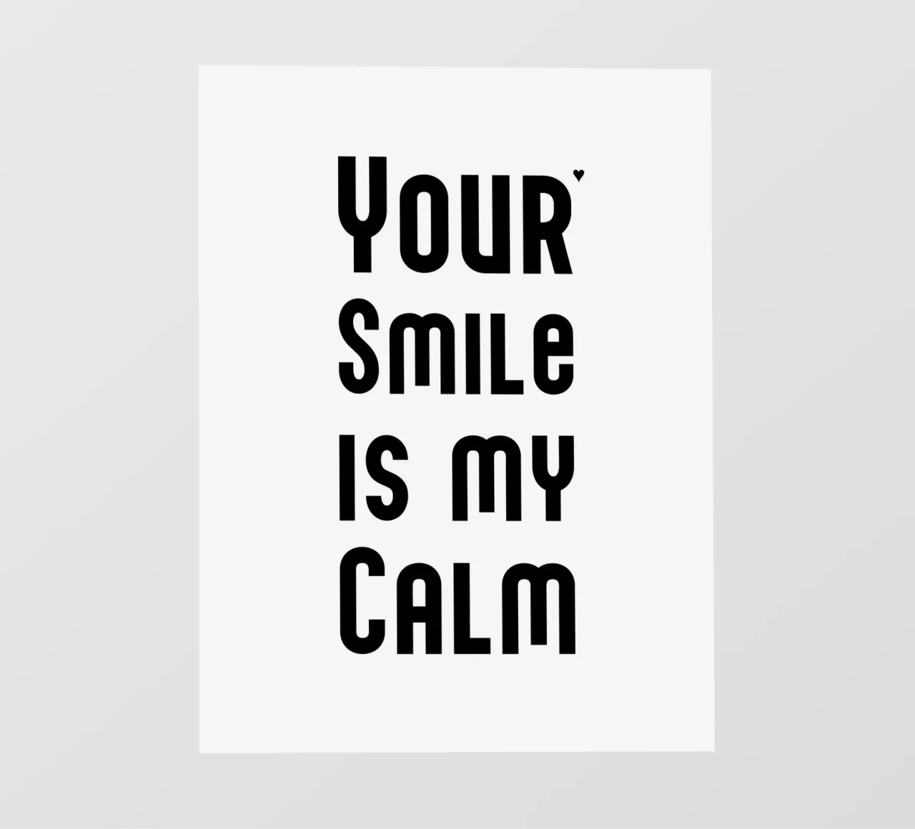 Your smile is my calm pellicola backlit da typolover