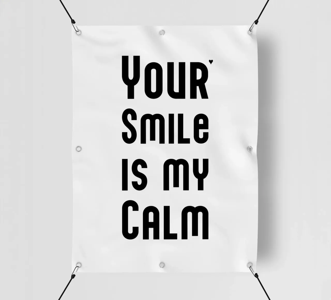 Your smile is my calm telo in pvc da typolover