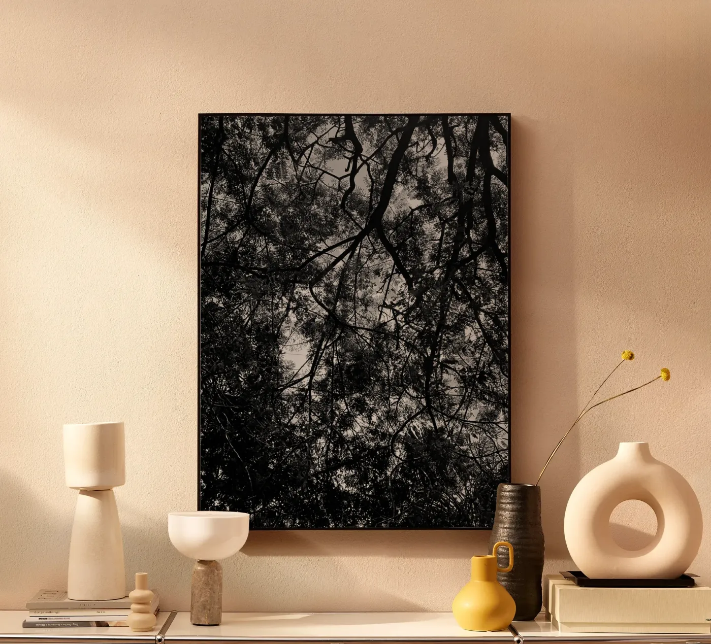 Tree branches silhouette plexiglass da Skyeaglephotography